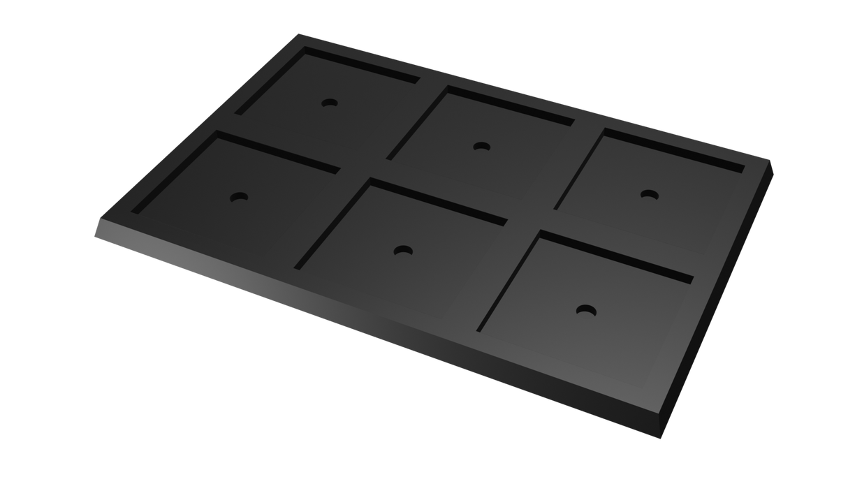 40mm to 50mm square base 3x2 Movement Tray Converter