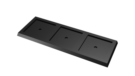 40mm to 50mm square base 3x1 Movement Tray Converter