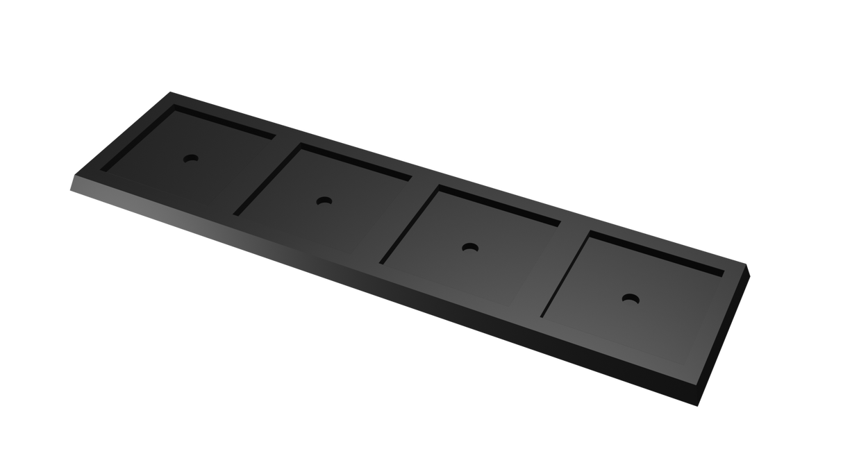 40mm to 50mm square base 4x1 Movement Tray Converter