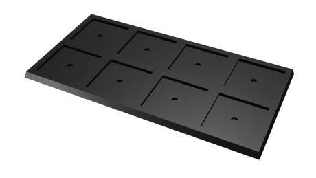 40mm to 50mm square base 4x2 Movement Tray Converter