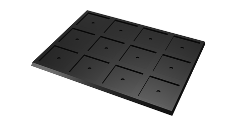 40mm to 50mm square base 4x3 Movement Tray Converter