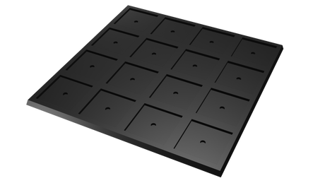 40mm to 50mm square base 4x4 Movement Tray Converter