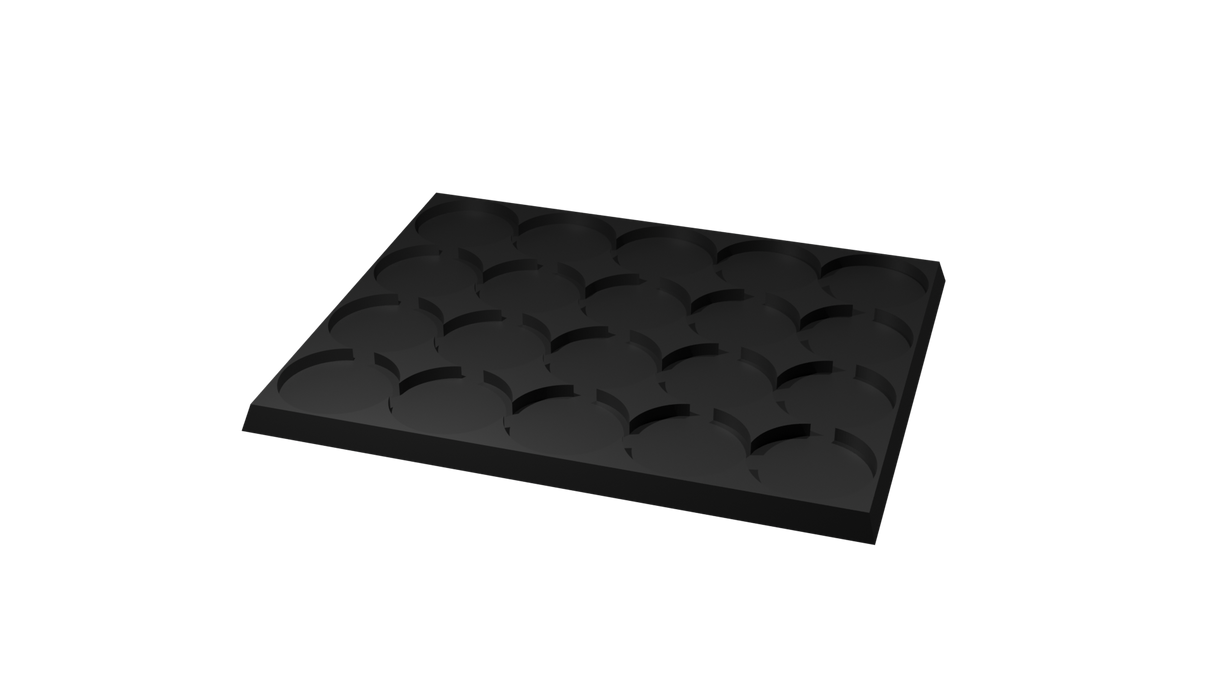 25mm round to 25mm square base 5x4 Movement Tray Converter