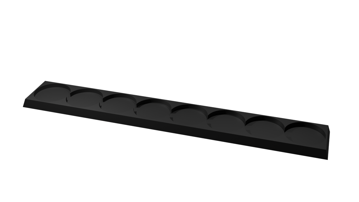 25mm round to 25mm square base 8x1 Movement Tray Converter