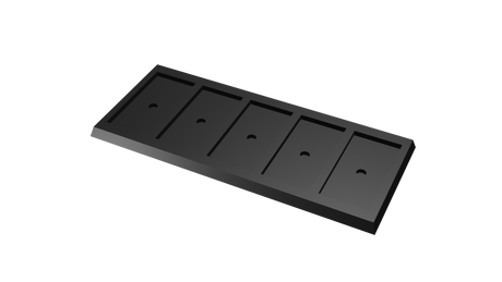 25x50mm to 30x60mm square base 5x1 Movement Tray Converter