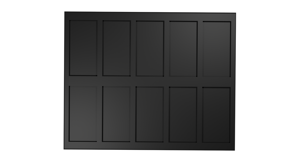 25x50mm to 30x60mm square base 5x2 Movement Tray Converter