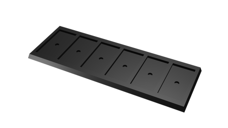 25x50mm to 30x60mm square base 6x1 Movement Tray Converter