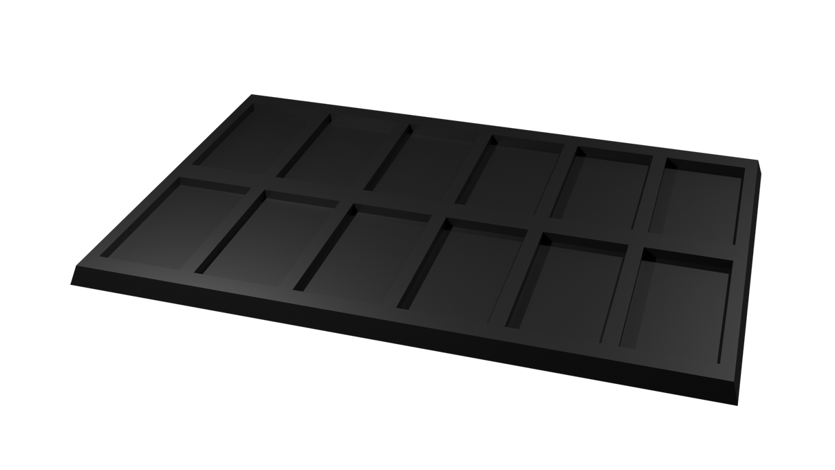 25x50mm to 30x60mm square base 6x2 Movement Tray Converter