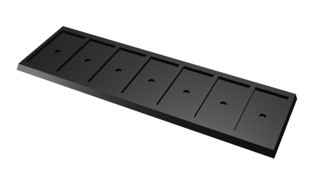 25x50mm to 30x60mm square base 7x1 Movement Tray Converter