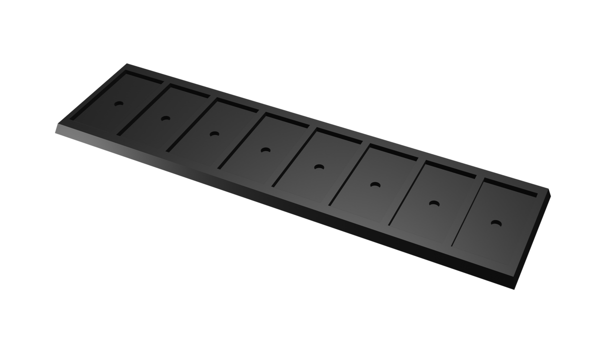 25x50mm to 30x60mm square base 8x1 Movement Tray Converter