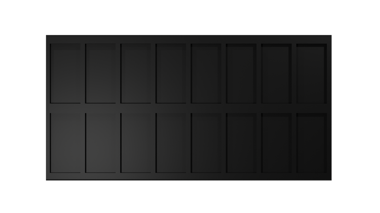 25x50mm to 30x60mm square base 8x2 Movement Tray Converter