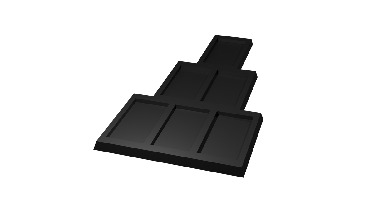 25x50mm to 30x60mm square base lance Movement Tray Converter