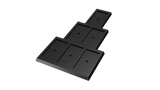 25x50mm to 30x60mm square base lance Movement Tray Converter