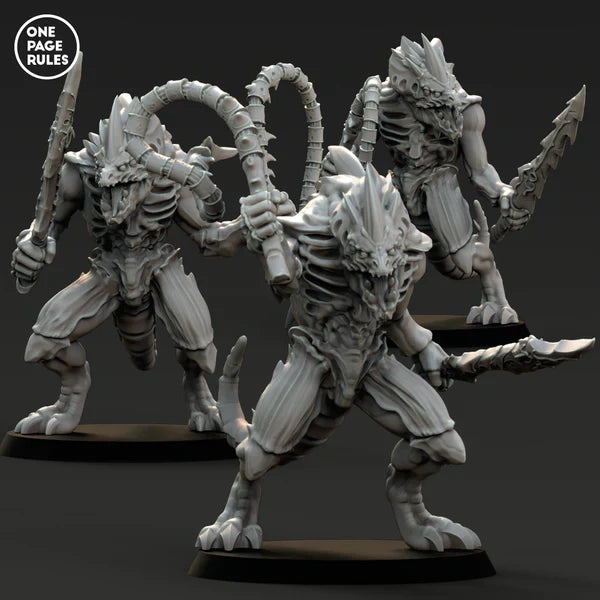 Alien Whip Warrior Models