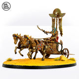 Mummified King Mounted on Royal Chariot