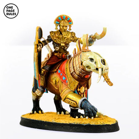 Mummified Skeleton Beast Riders Command Unit