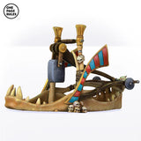 Mummified Skull Catapult Miniature