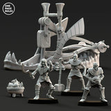 Mummified Skull Catapult Miniature