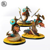 Mummified Riders Mounted on Snakes