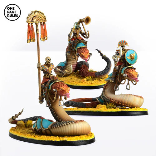 Mummified Commanders Riding Snakes