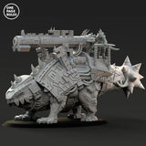 Starhost Heavy Cannon Mounted on Ankylosaur