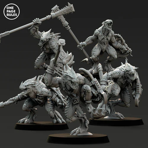 Saurian Warriors with Halberds