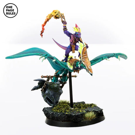 Saurian Riders Mounted on Pterodactyls