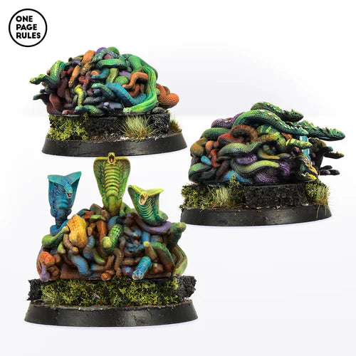 Saurian Snake Swarm Miniatures