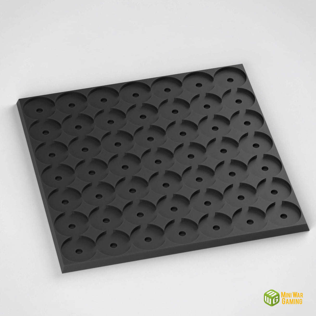 25mm round to 25mm square base 7x7 Movement Tray Converter