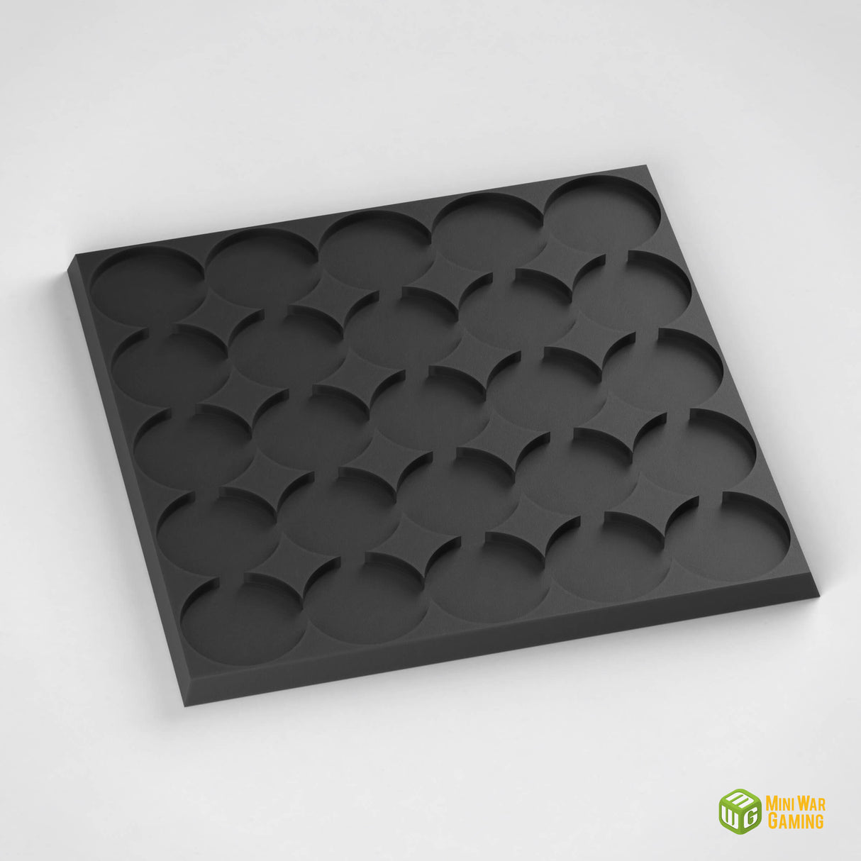 25mm round to 25mm square base 5x5 Movement Tray Converter