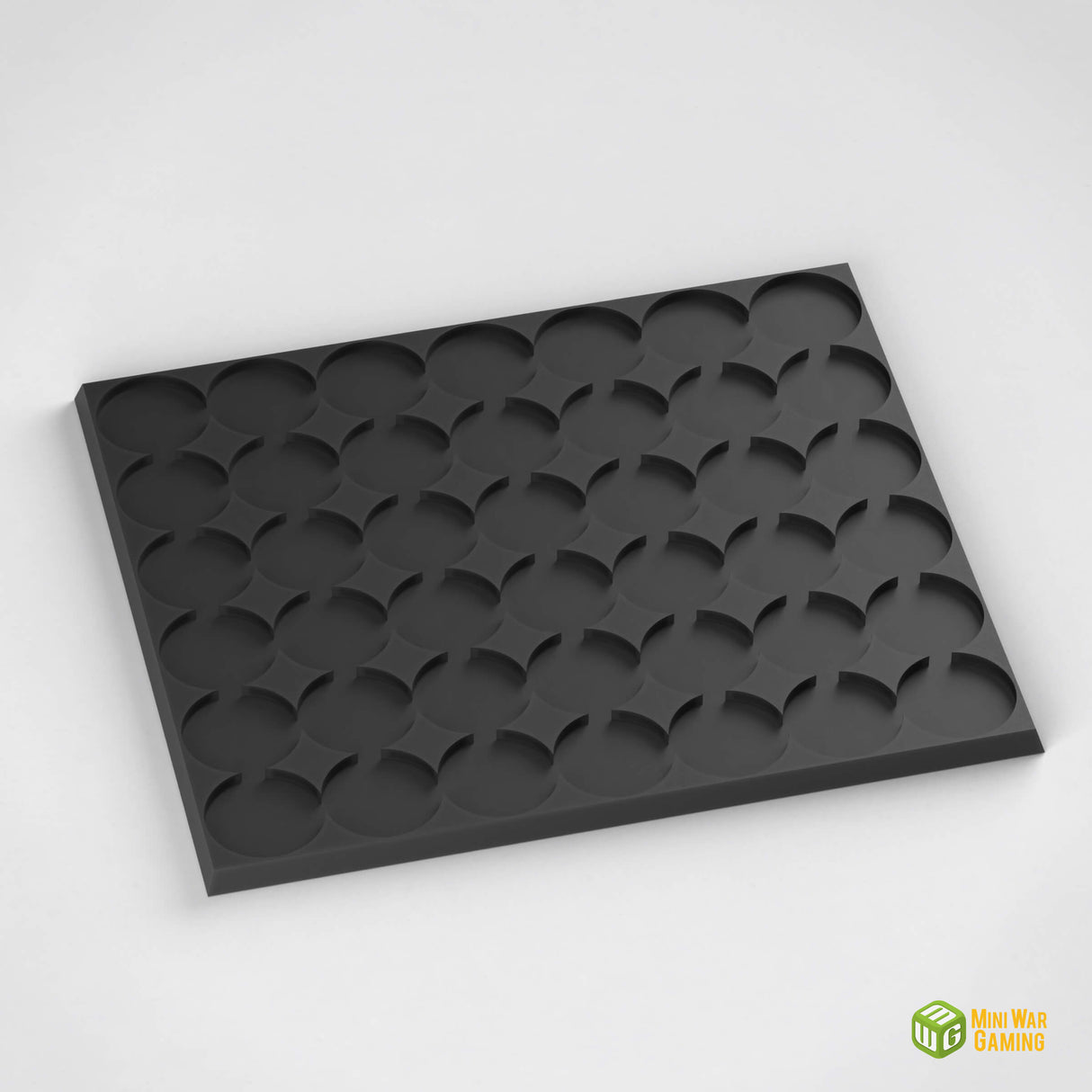 25mm round to 25mm square base 7x6 Movement Tray Converter