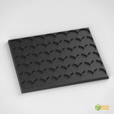 25mm round to 25mm square base 7x6 Movement Tray Converter