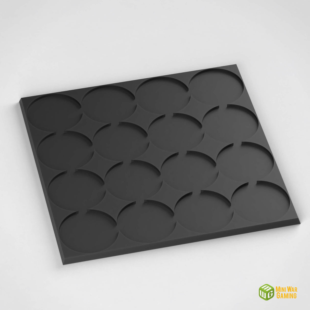 50mm round to 50mm square base 4x4 Movement Tray Converter
