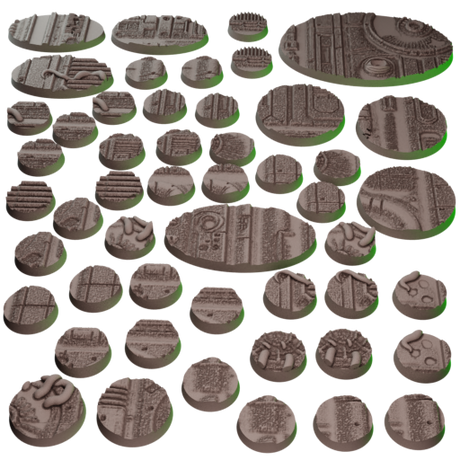 Skaventide Bases - Resin Base Set for Skaven (Age of Sigmar Skaventide Starter Box Set)