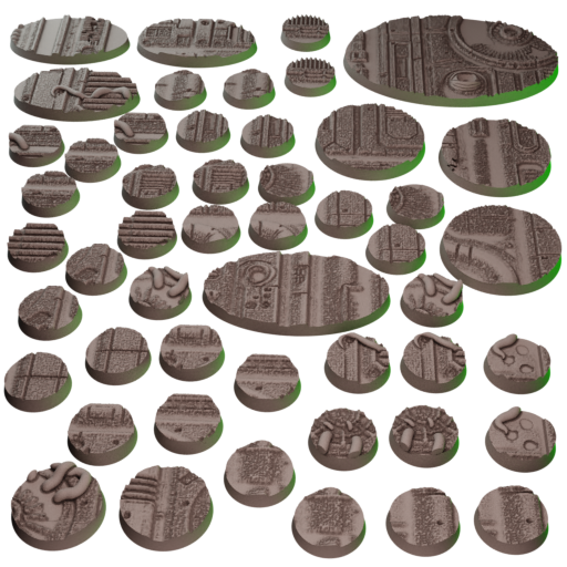 Skaventide Bases - Resin Base Set for Skaven (Age of Sigmar Skaventide Starter Box Set)