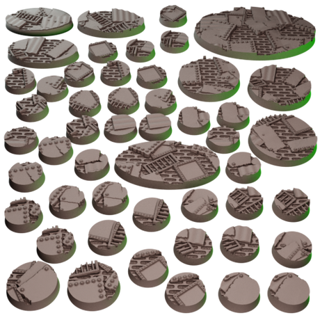 Skaventide Bases - Resin Base Set for Skaven (Age of Sigmar Skaventide Starter Box Set)