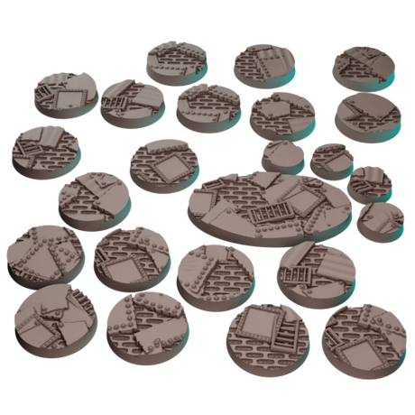 Skaventide Bases - Resin Base Set for Stormcast Eternals (Age of Sigmar Skaventide Starter Box Set)