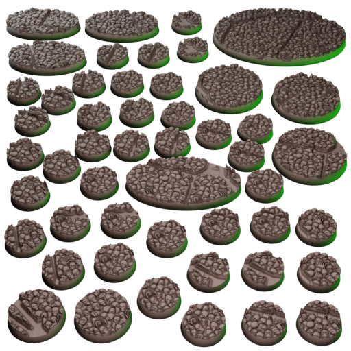 Skaventide Bases - Resin Base Set for Skaven (Age of Sigmar Skaventide Starter Box Set)