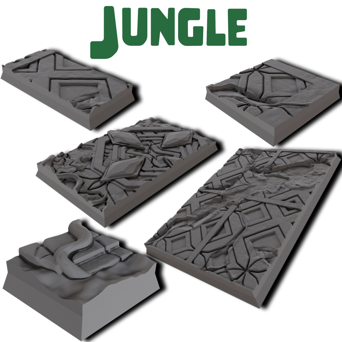 Jungle Square Bases | MiniWarGaming – The MiniWarGaming Forge