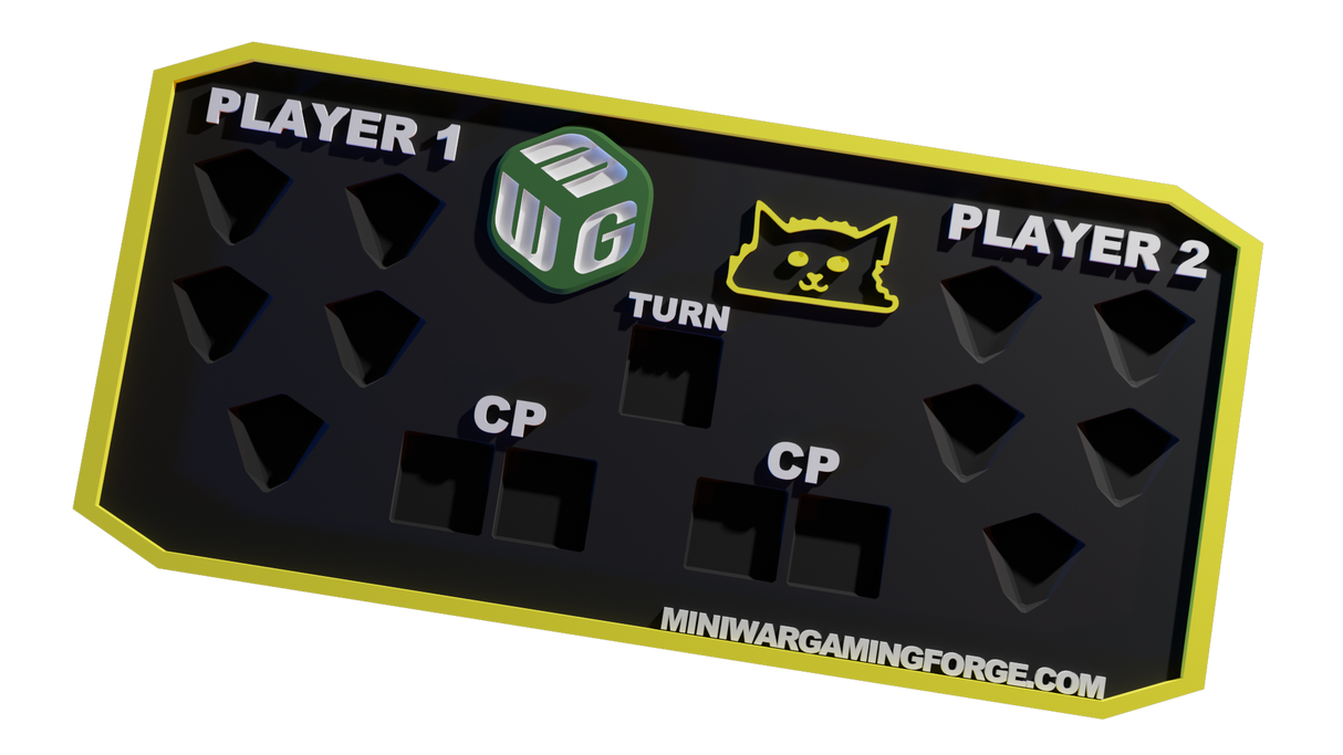 Wargaming Score Card - Tacocat Luka (3D Printed)