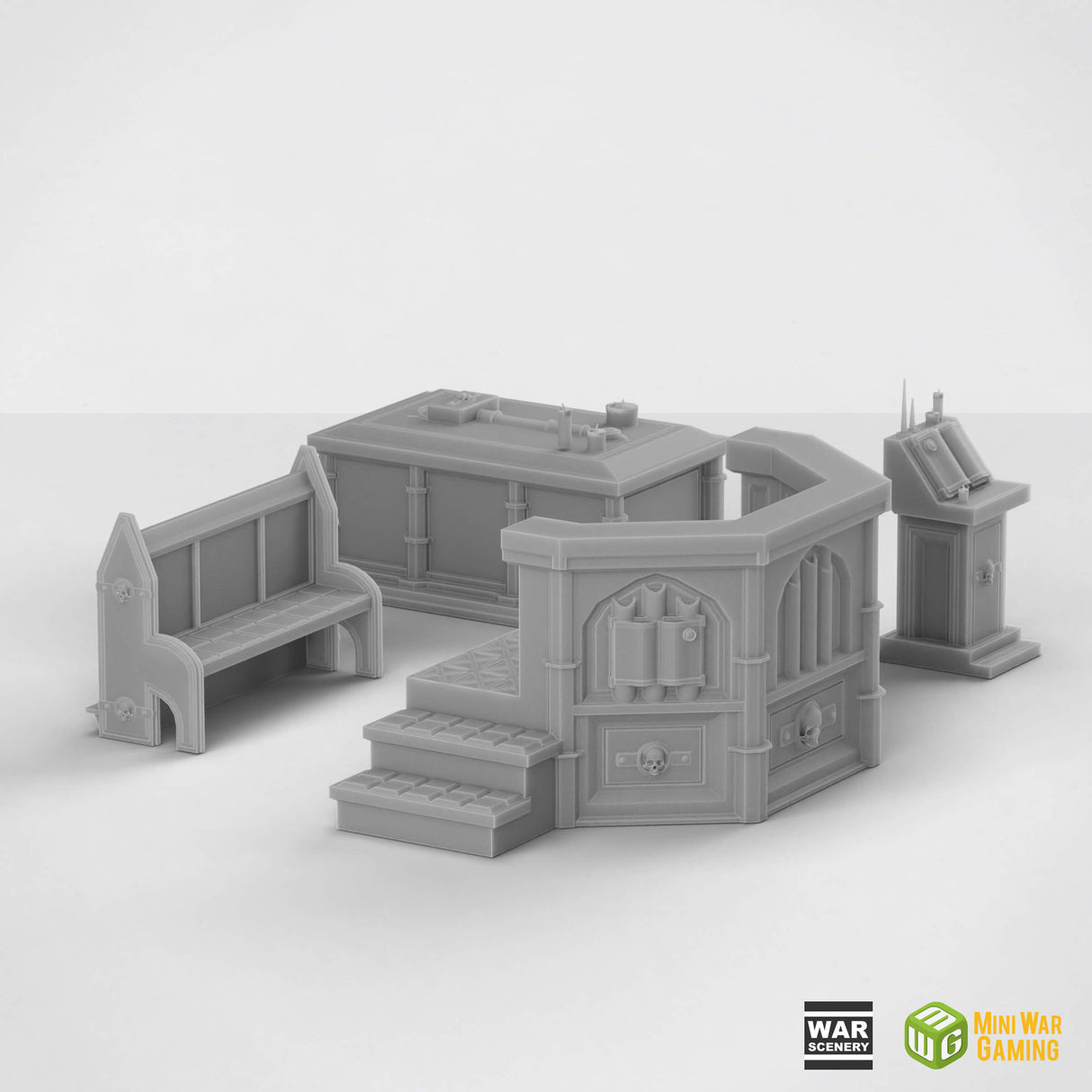 Furniture Set - Sci-Fi Gothic Sanctuary