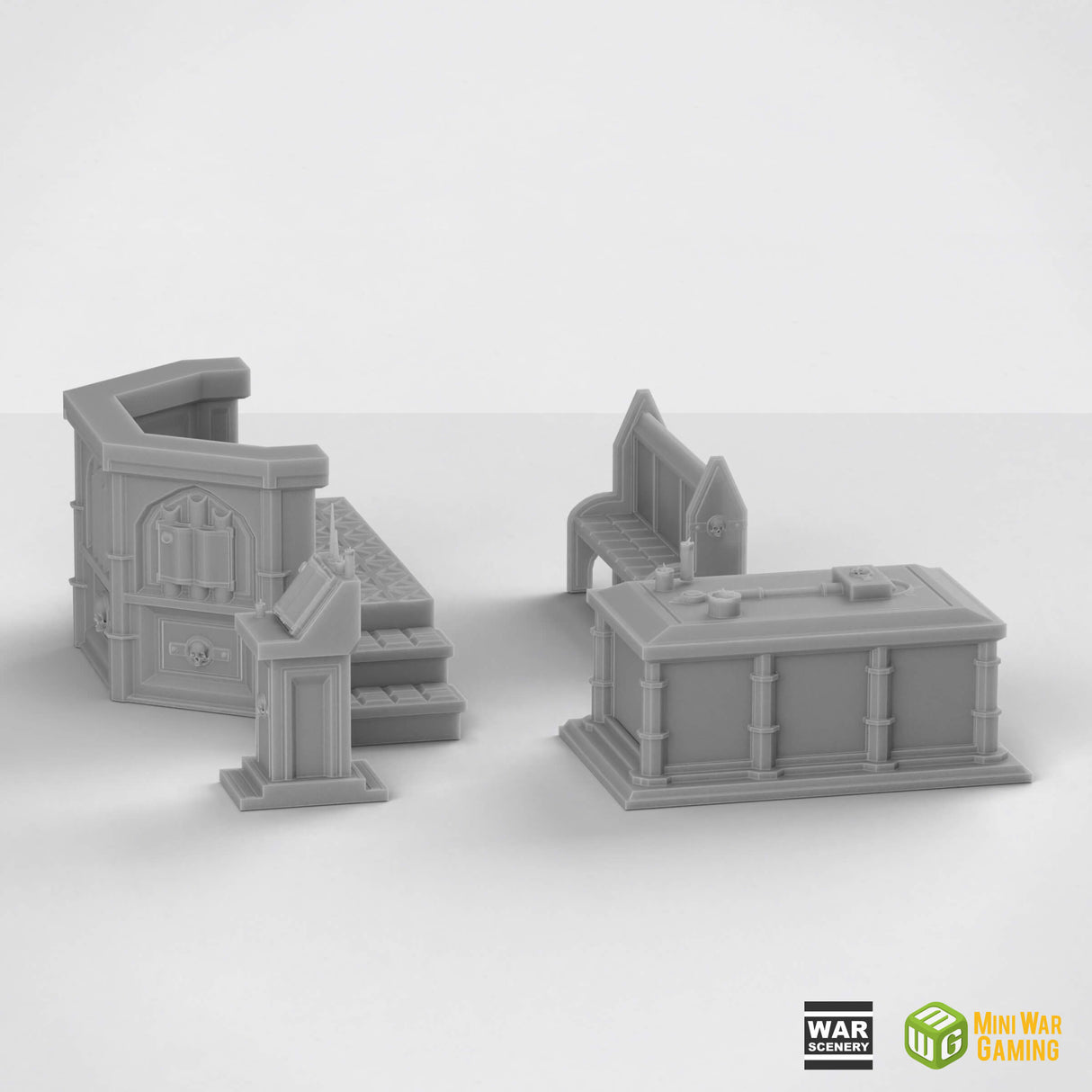 Furniture Set - Sci-Fi Gothic Sanctuary