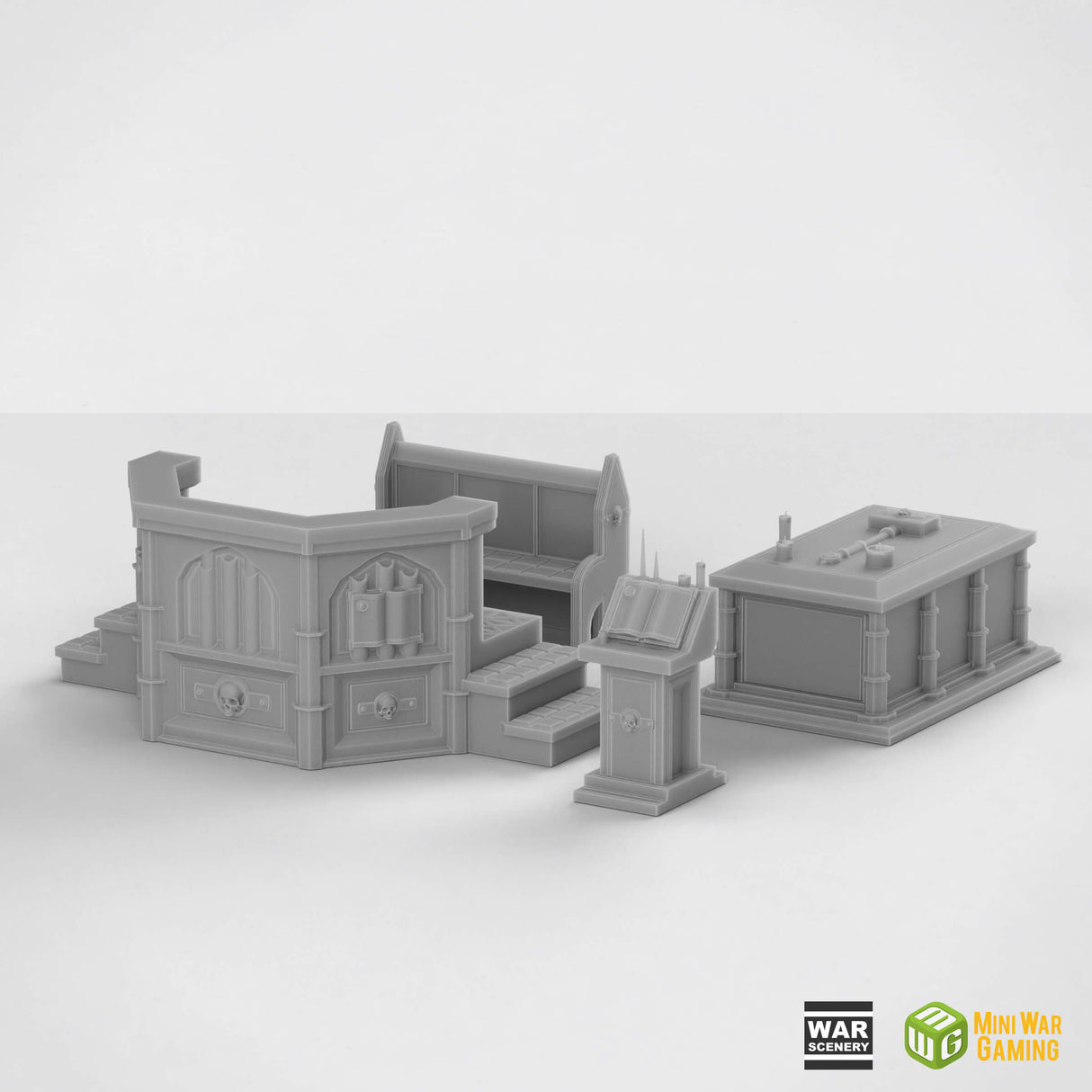 Furniture Set - Sci-Fi Gothic Sanctuary