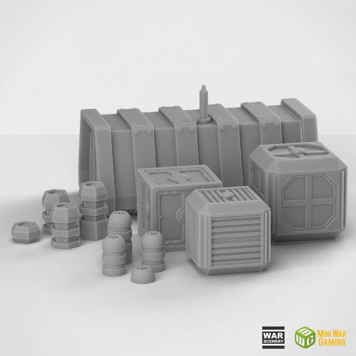 Scatter Terrain Large Crates Set - Sci-Fi Scenery