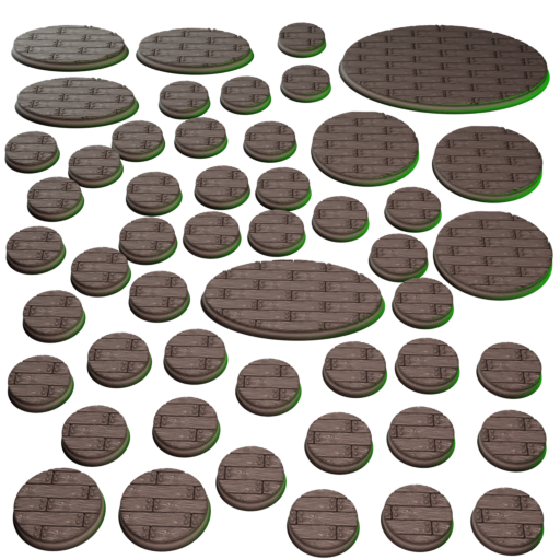 Skaventide Bases - Resin Base Set for Skaven (Age of Sigmar Skaventide Starter Box Set)