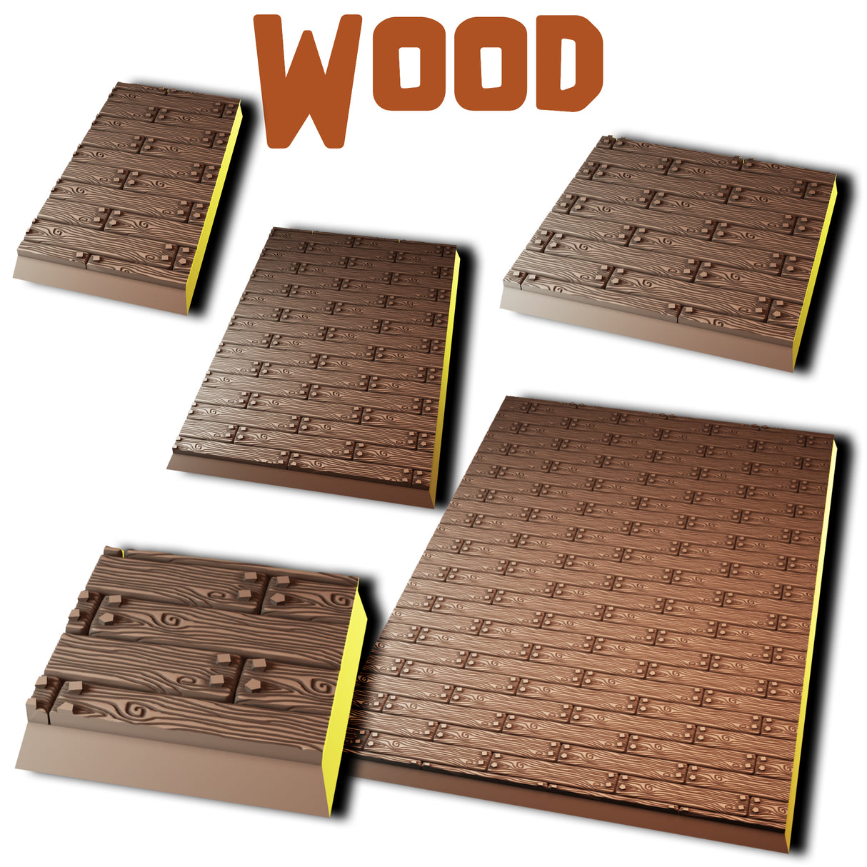 Wood Square Bases